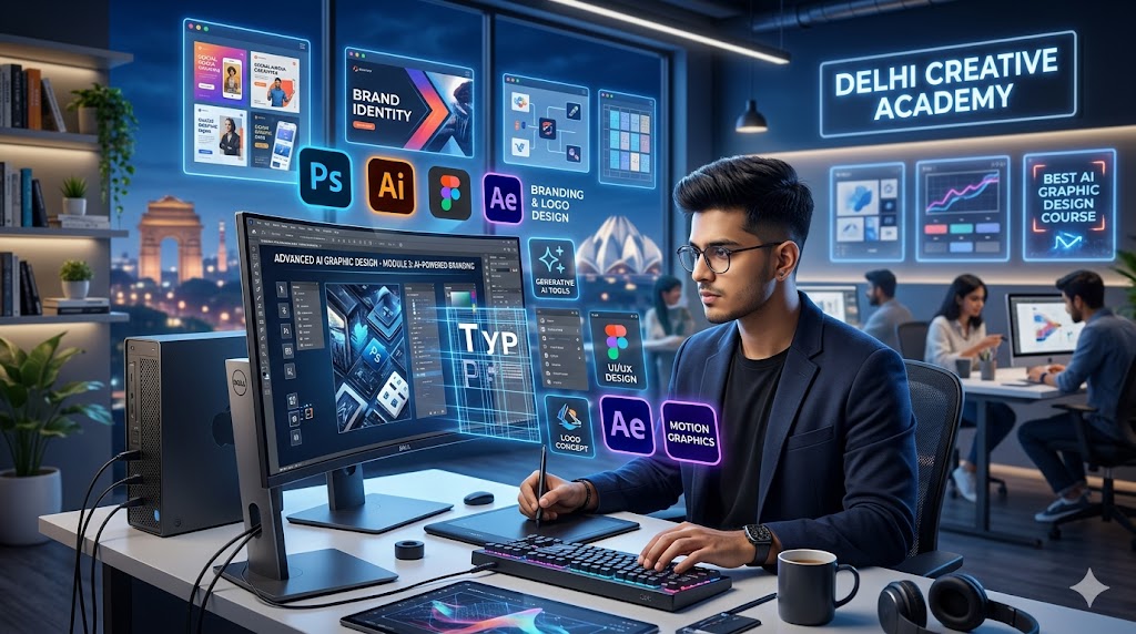 Best graphic design with ai course in delhi