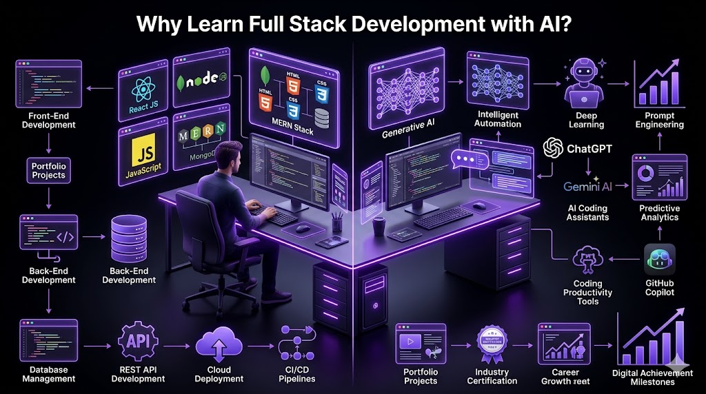 Best Full Stack Developer with AI Course in Delhi