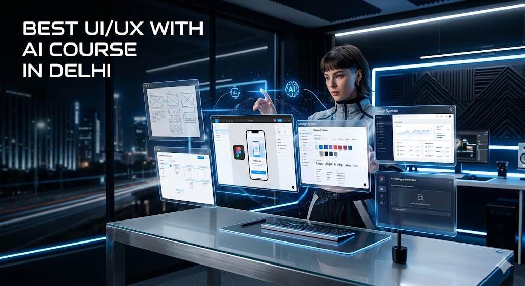 ⁠Best UI UX with AI course in Delhi