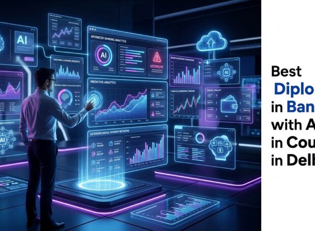 best diploma in banking with ai course in delhi, banking with ai course delhi, artificial intelligence in banking and finance, machine learning models, financial technology fintech, business analytics course, predictive analytics in banking, fraud detection, credit scoring, algorithmic trading, risk management and compliance, financial data analytics, digital payments, digital wallets, alternative lending, banking automation, customer behavior analysis, ai-driven decision making, regtech, regulatory technology, blockchain technology, cryptocurrencies, cloud computing in banking, financial analytics, personalized banking experience, real-time data analytics, customer segmentation, chatbots in banking, robotic process automation rpa, ai strategy for financial institutions, deep learning for finance, python for financial analytics, data-driven financial services, fintech certification delhi, banking analytics course, ai finance training, banking technology course, fintech career program, banking certification delhi, finance and ai diploma course
