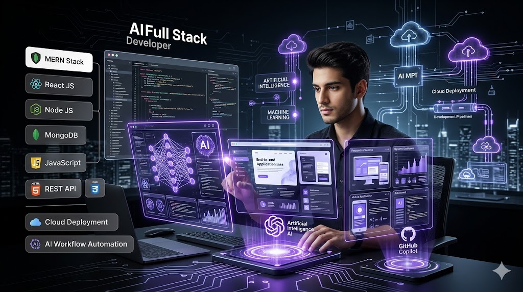 Best Full Stack Developer with AI Course in Delhi